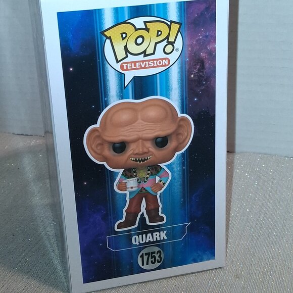 Funko Pop! TV Star Trek Deep Space Nine Quark #1753 science fiction Nerd Gift - Picture 5 of 5